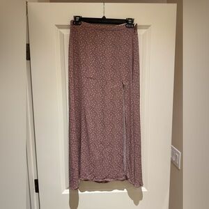Wilfred Size 4 Slip Silk Skirt with Slit